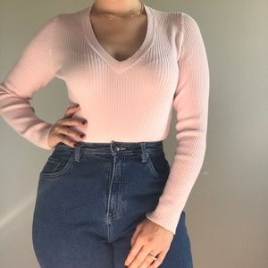 00s pink sweater